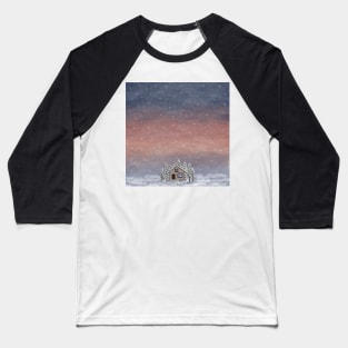 Silent snow night Baseball T-Shirt